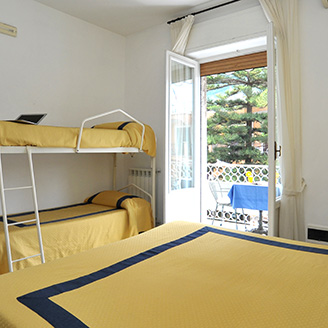 Quadruple rooms on the Amalfi Coast